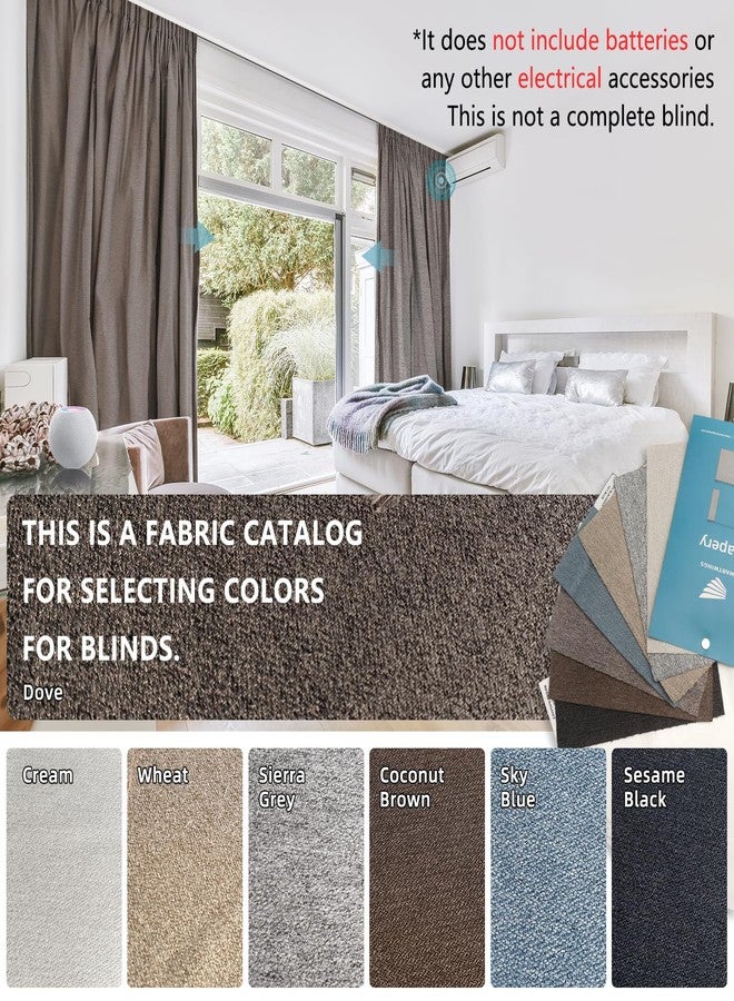 SmartWings Drapery Fabric Samples, for Custom Curtain Fabric Selection, Various Styles for Indoor Room, Multi Color - Image 2